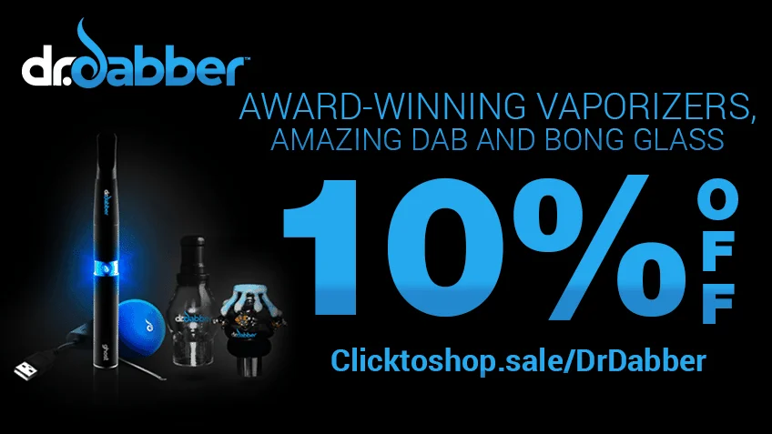 Dr. Dabber coupon codes and discounts for cannabis vaporizers marijuana.