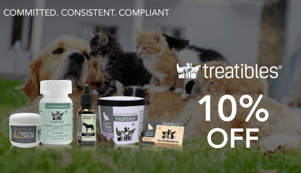 10% Off Sitewide At Treatibles Pet Cbd Treats! Made From Medical Grade Hemp With No Psychoactive Properties. Usa Shipping. 5 Treatibles Coupon Codes Cbd Pet Treats Hemp - Usa Shipping - Cannabis Save On Cannabis Coupons Redesign