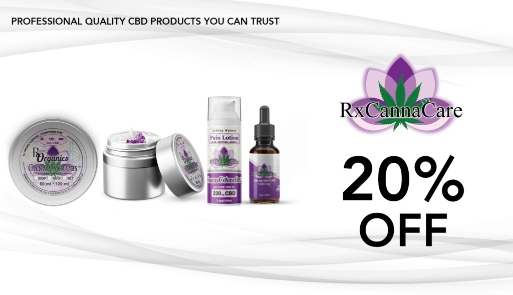 Rxcannacare Cbd Coupon Code Discounts Promos Save On Cannabis Online Website Redesign