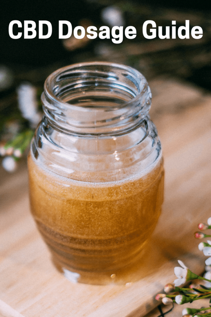 Cbd Usage Guide 1 A Glass Container Of Cbd Oil.