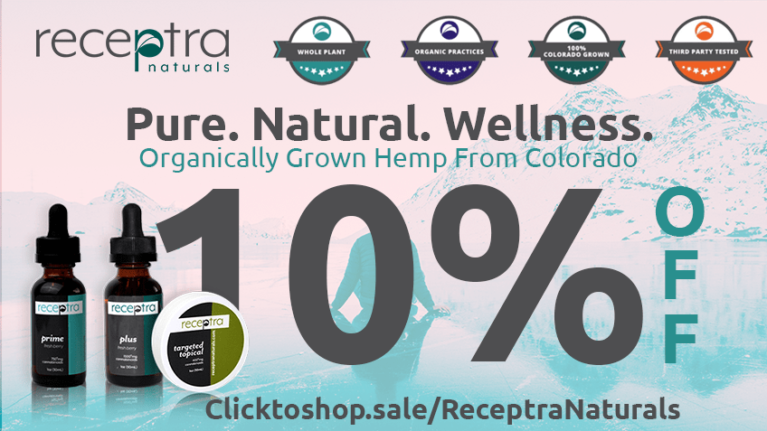 Receptra Naturals Discount Coupon Promo Certificate Website