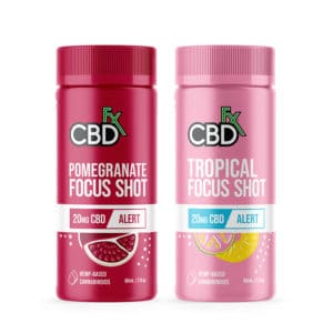 CBDFX CBD Coupons Focus Shot Tropical and Pomegranate