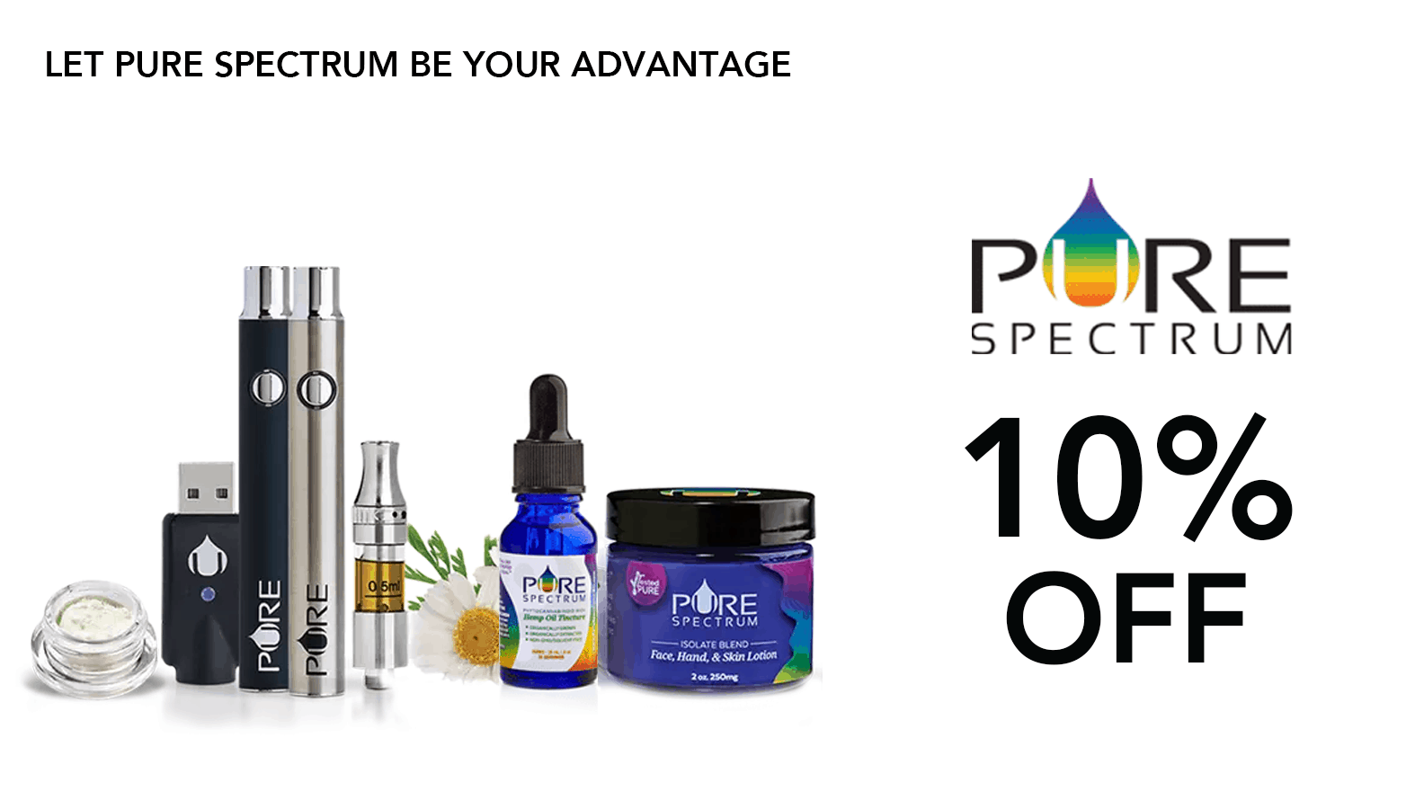 Pure Spectrum CBD Coupon Code - Online Discount - Save On Cannabis