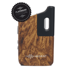 Quant Vapor CBD Coupons Walnut Wood Finish Vaporizer