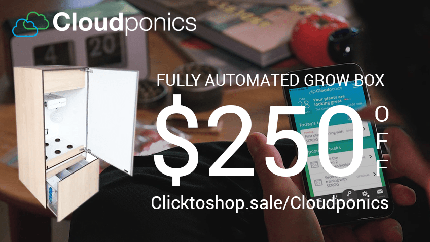 Cloudponics Coupon Code Online Discount Save On Cannabis