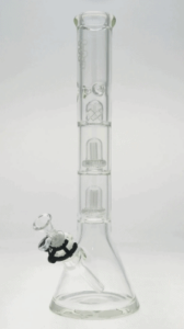 Thick Ass Glass Coupons 18 Inch Streamline Double Slit UFO Beaker