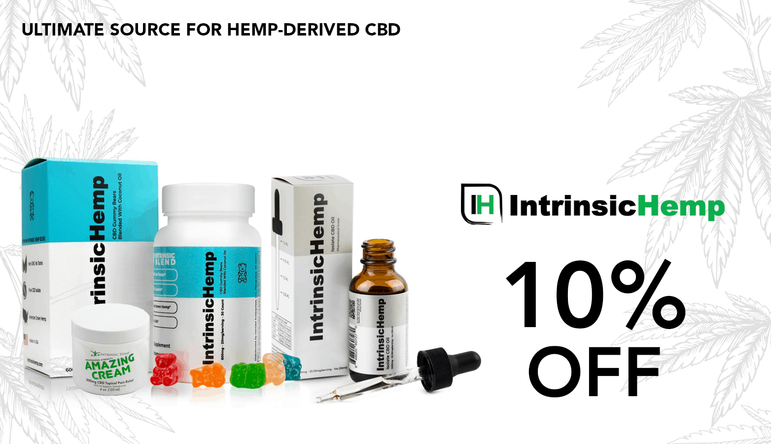 Intrinsic Hemp Coupon Code Ten Percent Off