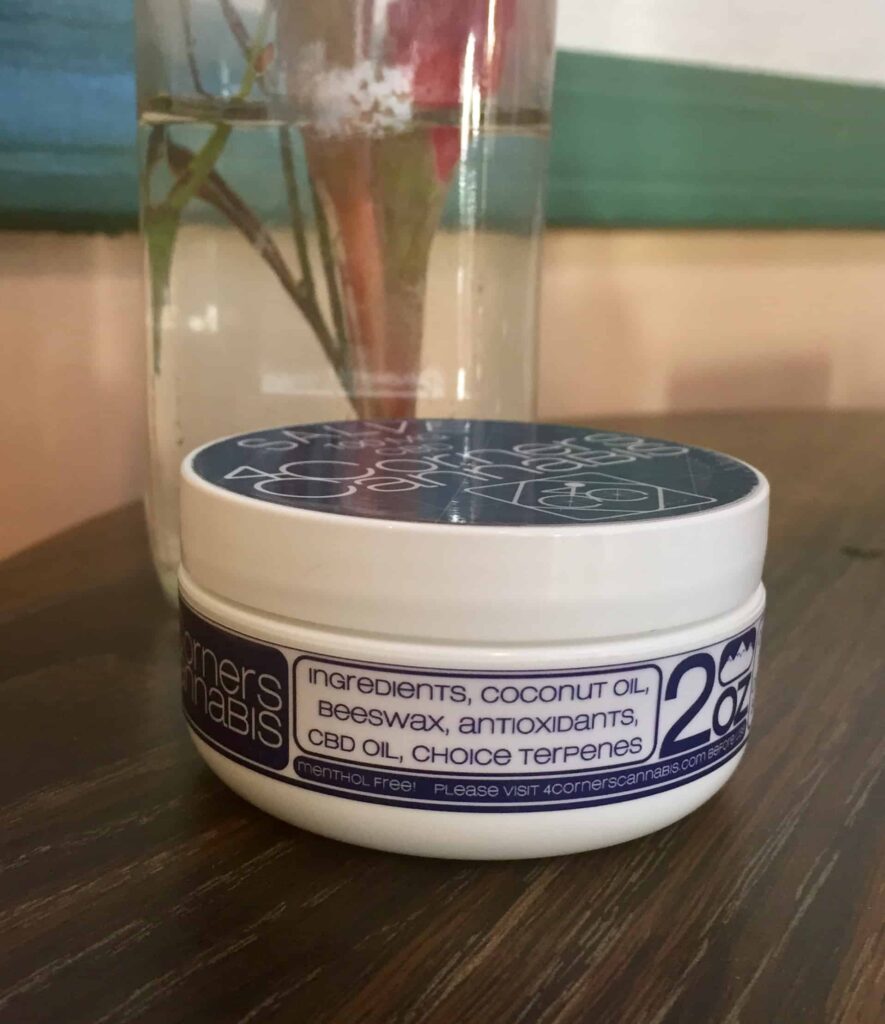 4 Corners Cannabis Review Salve - Ingredients - Save On Cannabis