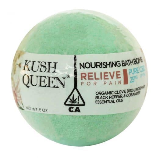 Get 20% Off Of All Kushqueen Products - Image - Kush Queen Relieve Bath Bomb