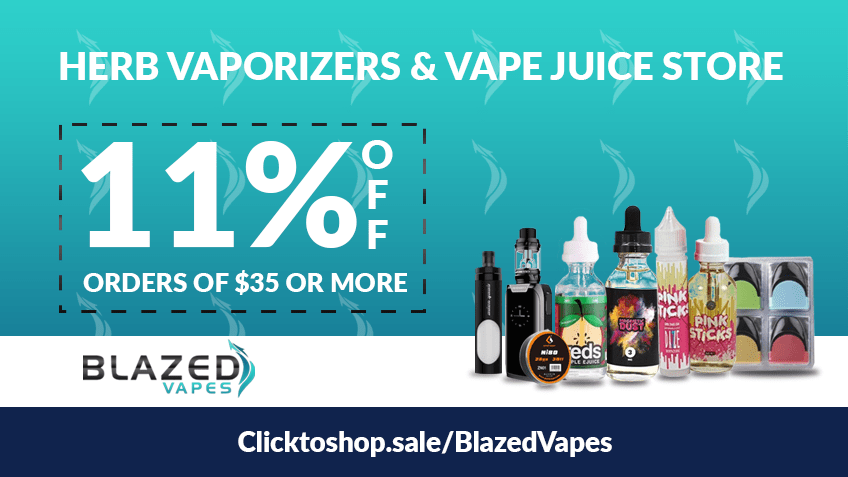 Blazed Vapes Coupon Code Online Discount Save On Cannabis