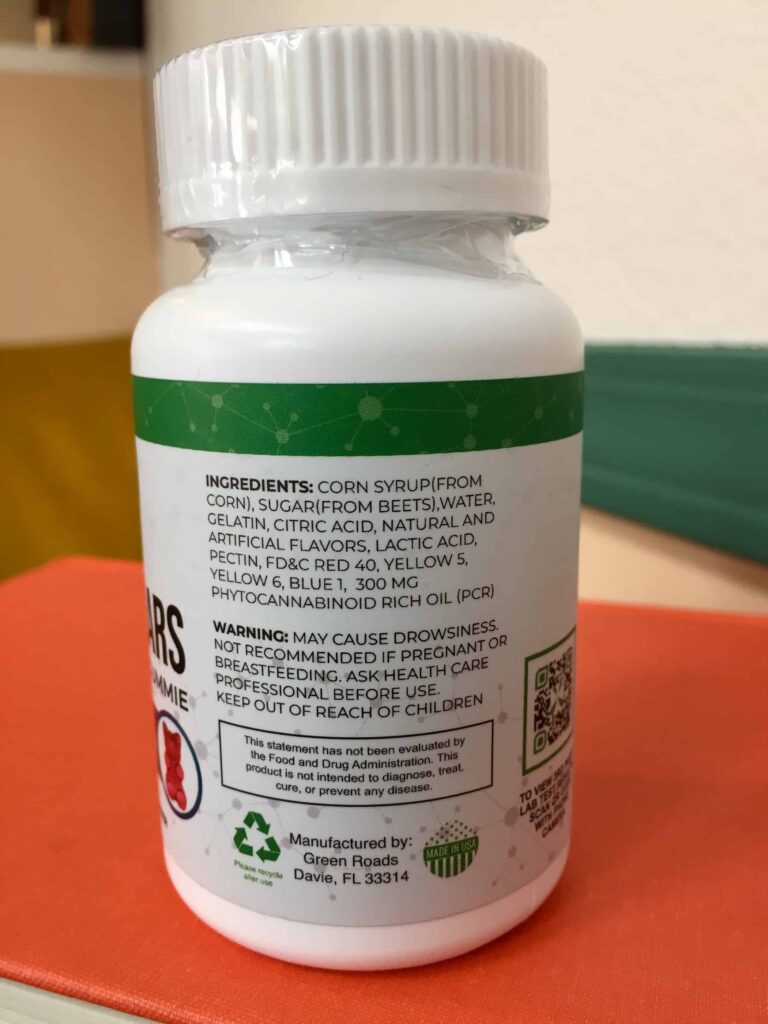 Green Roads Review - CBD Gummy Bears - Save On Cannabis