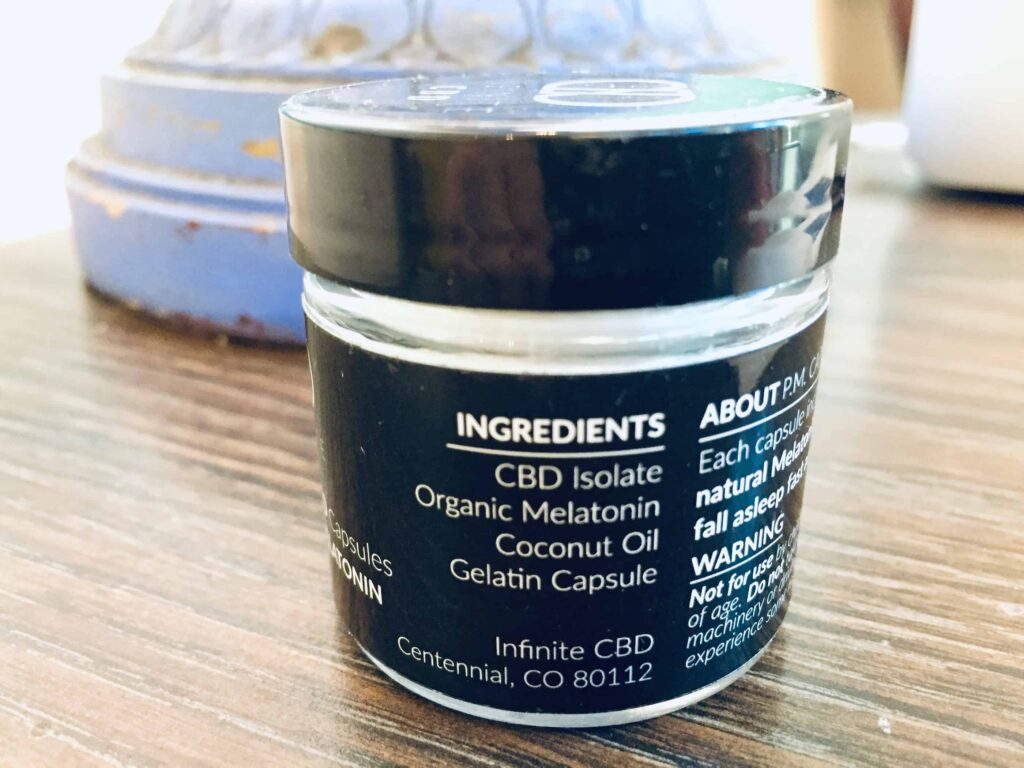 Infinite CBD Review - Ingredients - Save On Cannabis