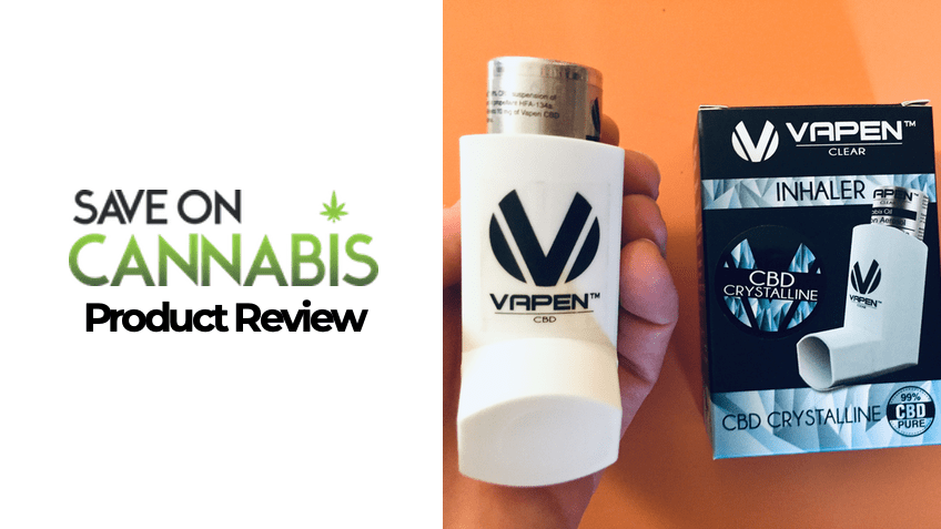 Vapen CBD Review - Inhaler - Save On Cannabis - FEATURED