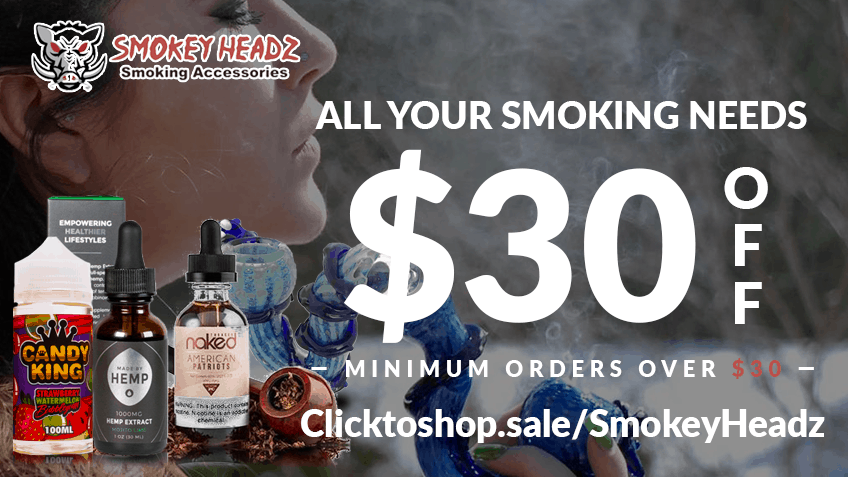 Smokey Headz Coupon Code discounts promos save on cannabis online Website