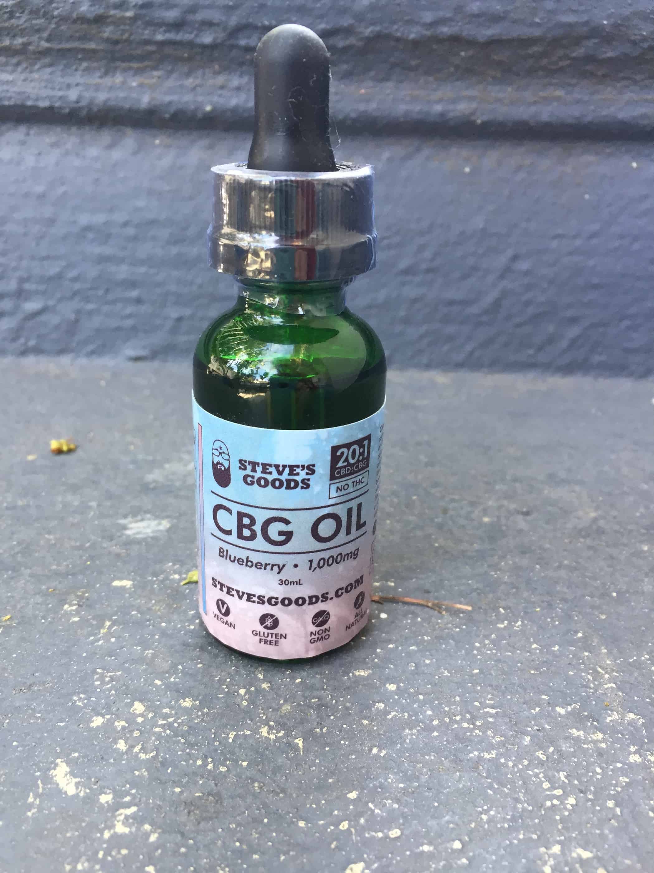 steves goods cbd cbg 20 1 oil 500 mg blueberry og blast review Save On Cannabis review