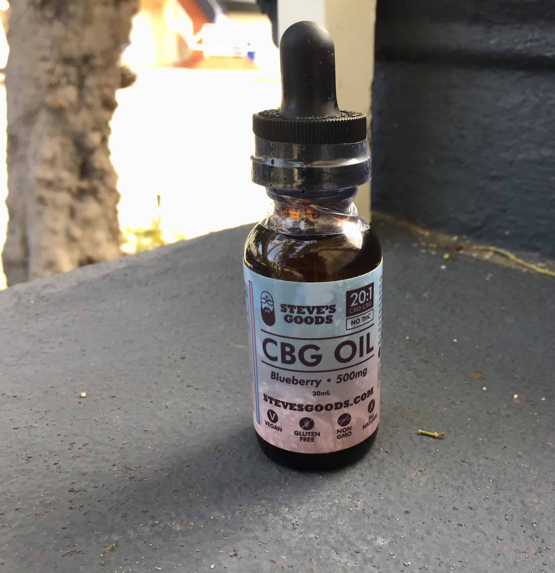 steves goods cbd cbg blueberry oil 20 1 500 mg Save On Cannabis review