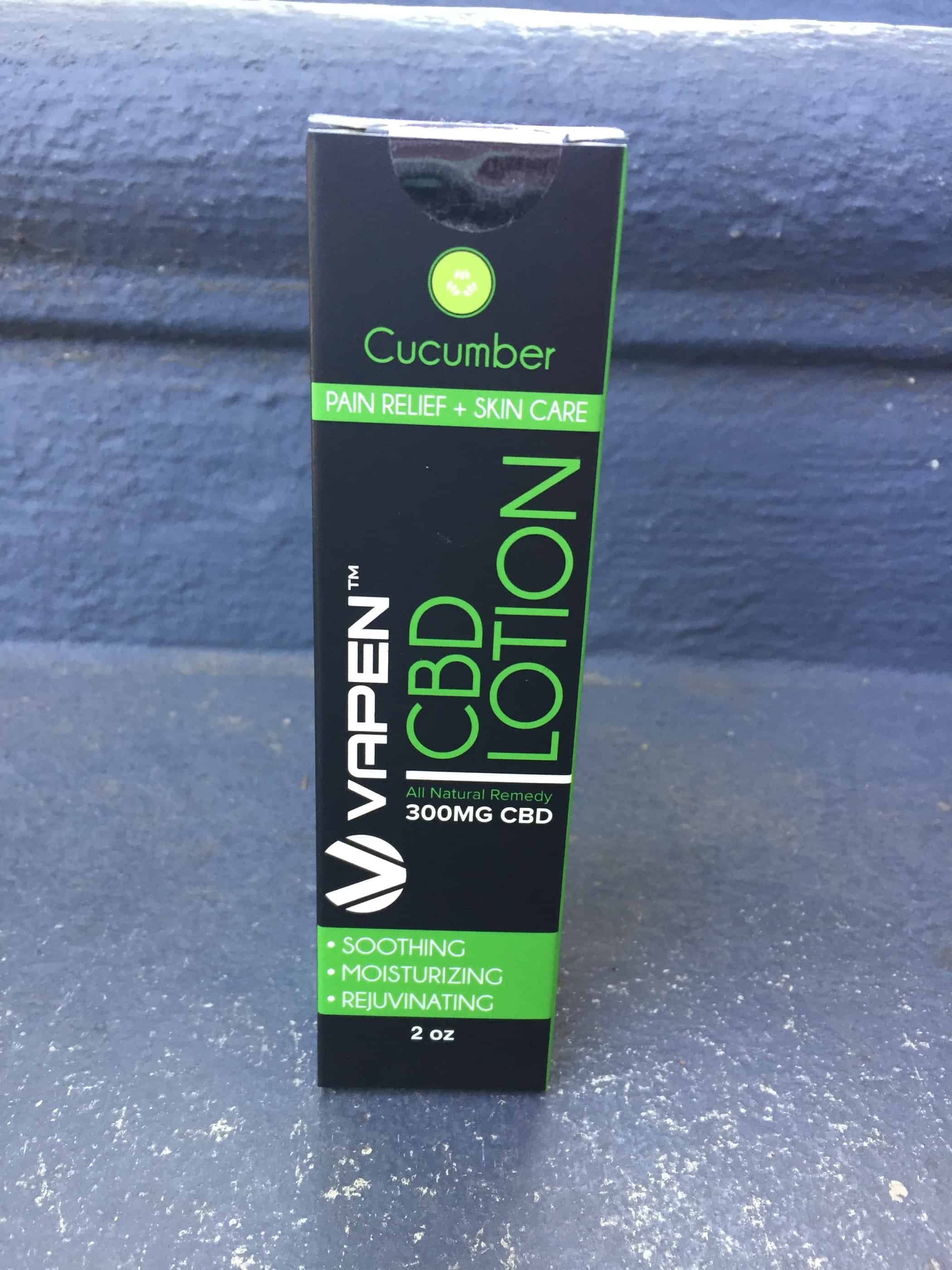 vapen cbd cucumber lotion 300 mg Save On Cannabis review