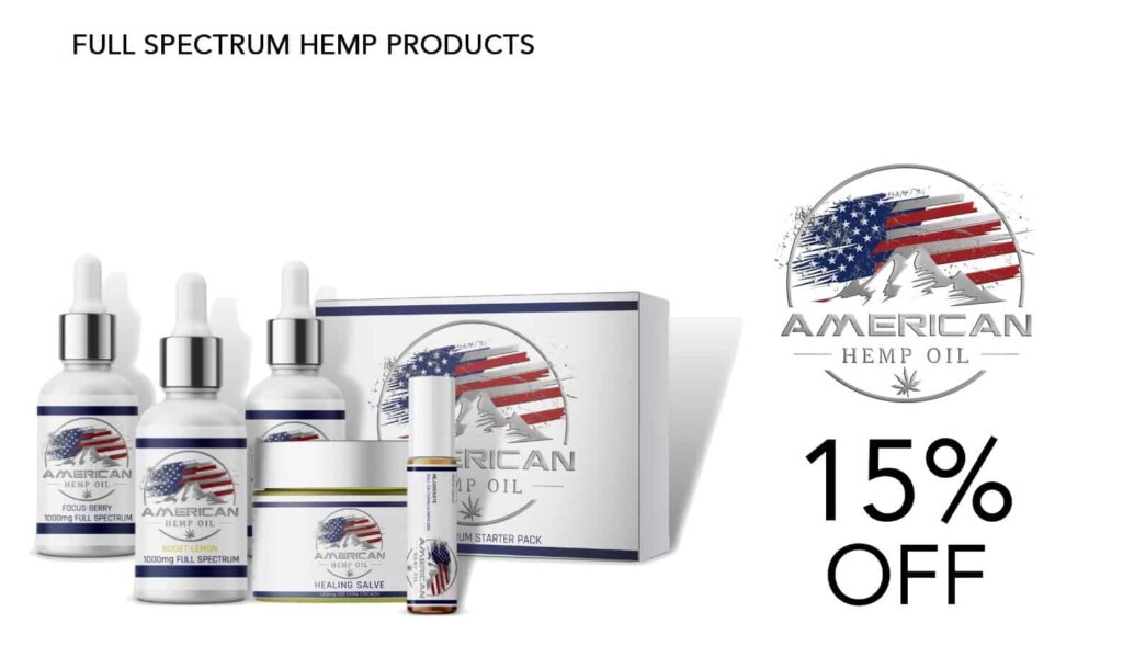 15% Off Site-Wide At American Hemp Oil! Save On American Made Cbd Products. 2 American-Hemp-Oil-Coupon