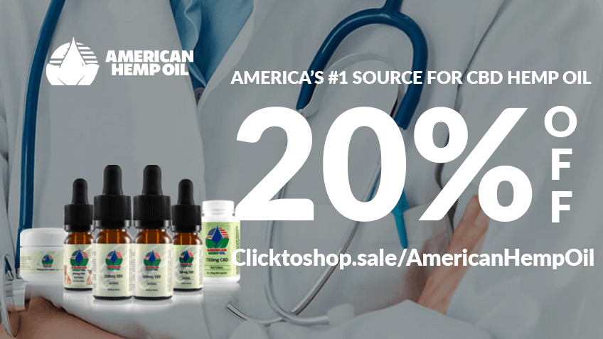 Get American Hemp Oil coupon codes! CBD Online.