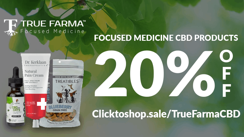 True Farma CBD coupon codes discounts online.