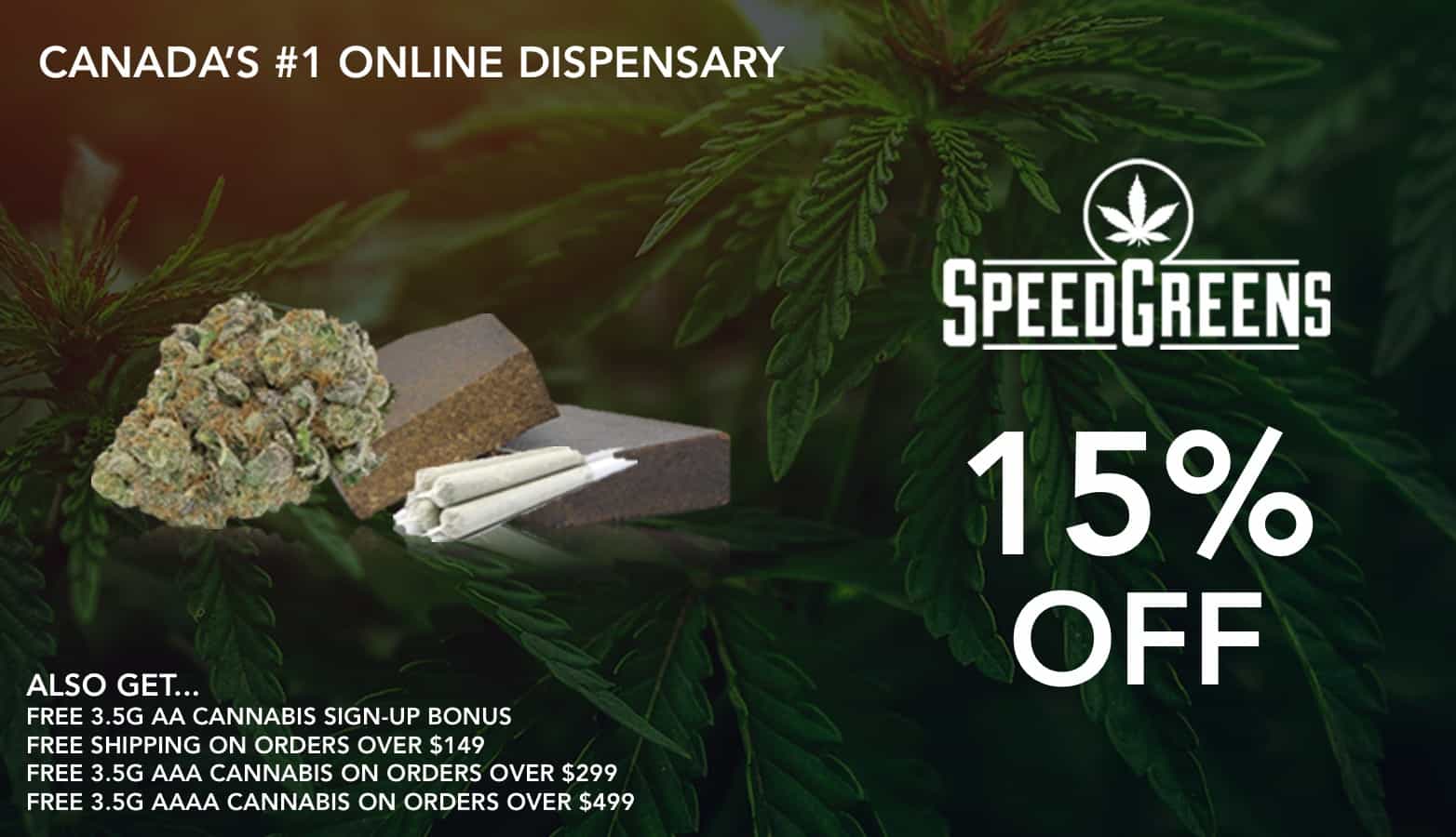 SpeedGreens - Coupon - Save On CAnnabis - Canada
