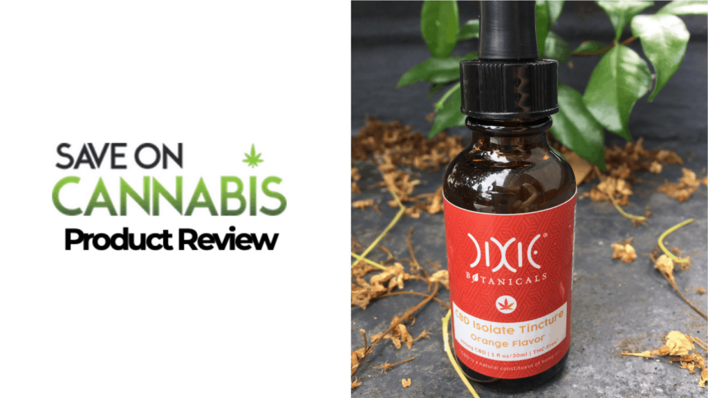 Dixie Botanicals Orange Cbd Isolate Tincture 250 Mg Save On Cannabis Website