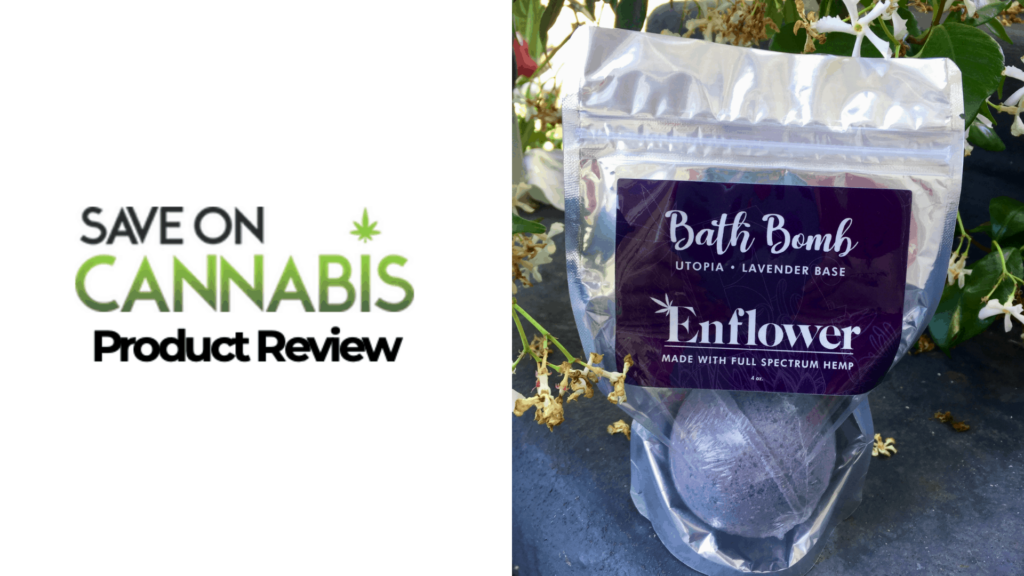 Cbd Review: Enflower - Utopia Lavender Bath Bomb 6 Enflower Cbd Bath Bomb Utopia Lavender Save On Cannabis Website