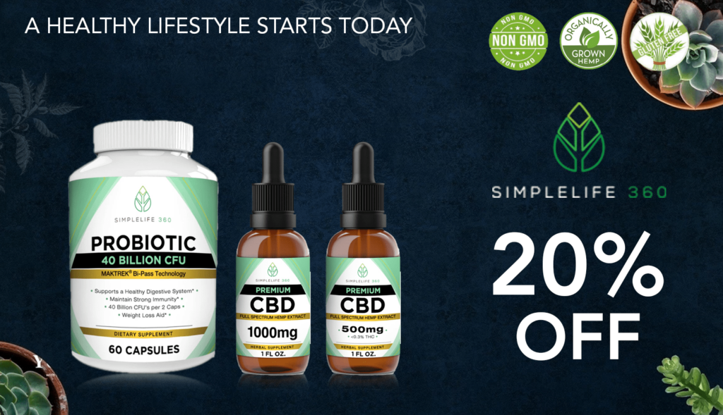 Simplelife360 Cbd Coupon Code Discounts Promos Save On Cannabis Online Website