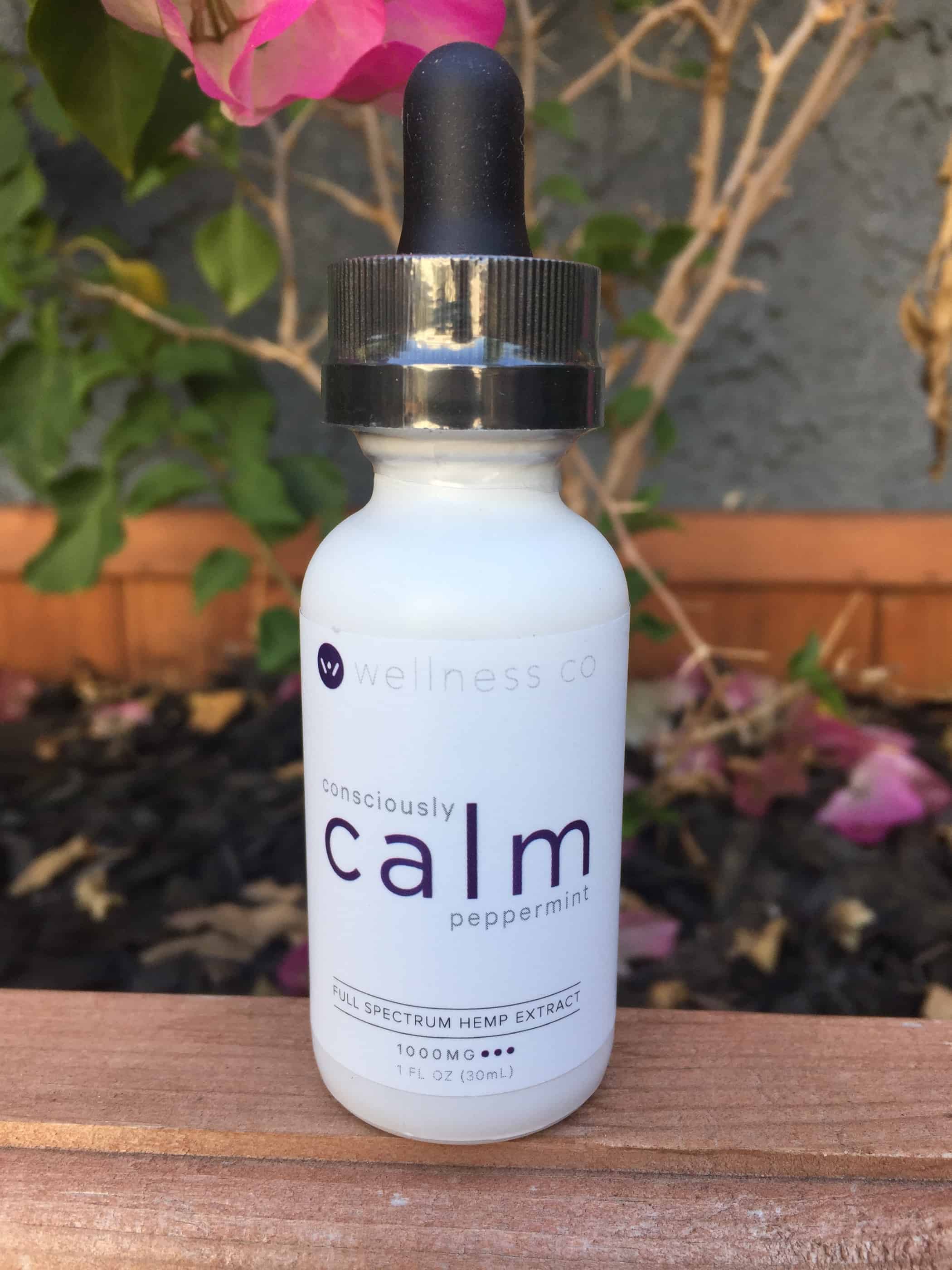calm by wellness hemp cbd oil tincture peppermint 1000 mg save on cannabis review