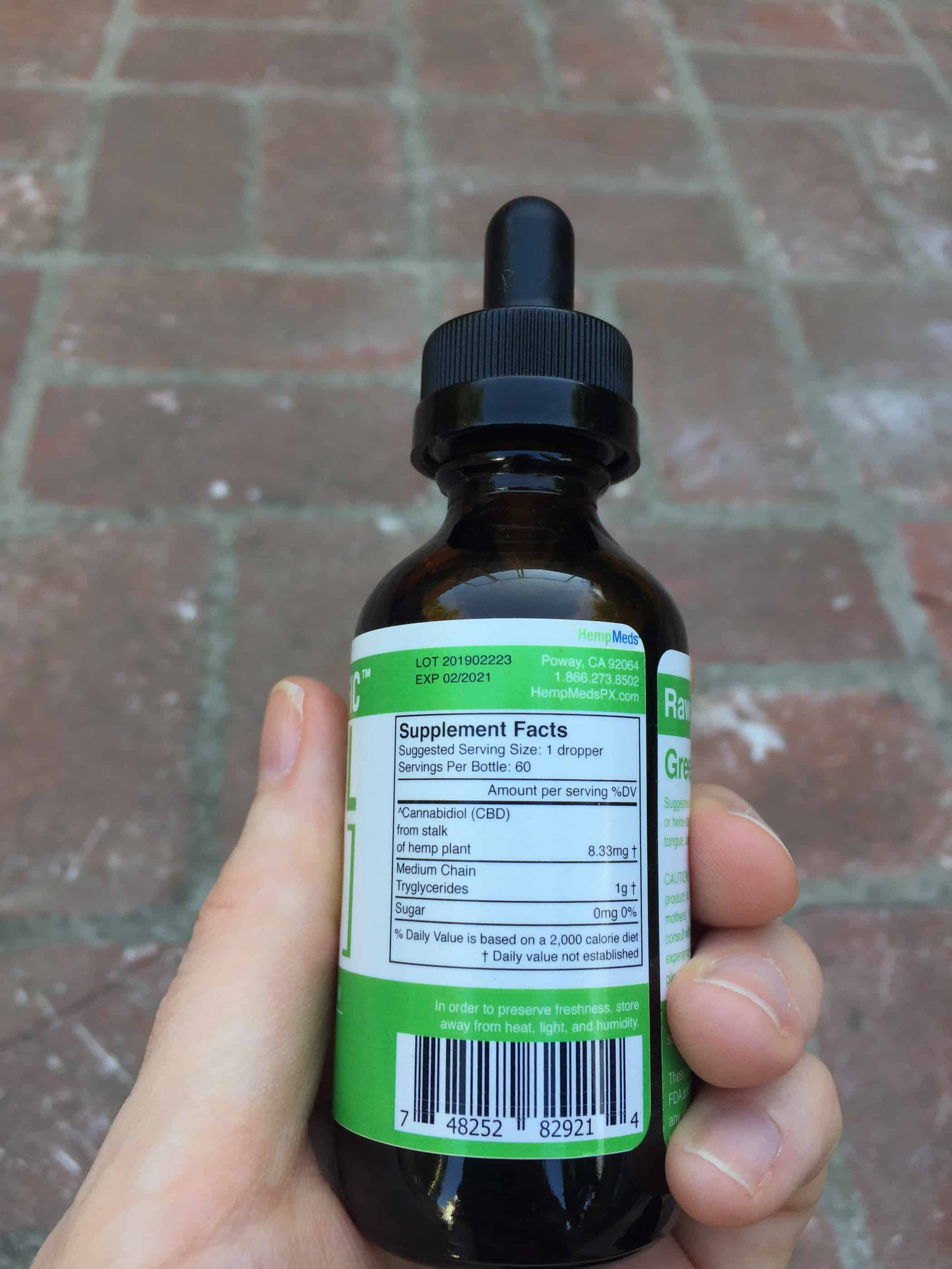 real scientific hemp oil green label cbd cbda hemp oil tincture 500 mg save on cannabis specifications