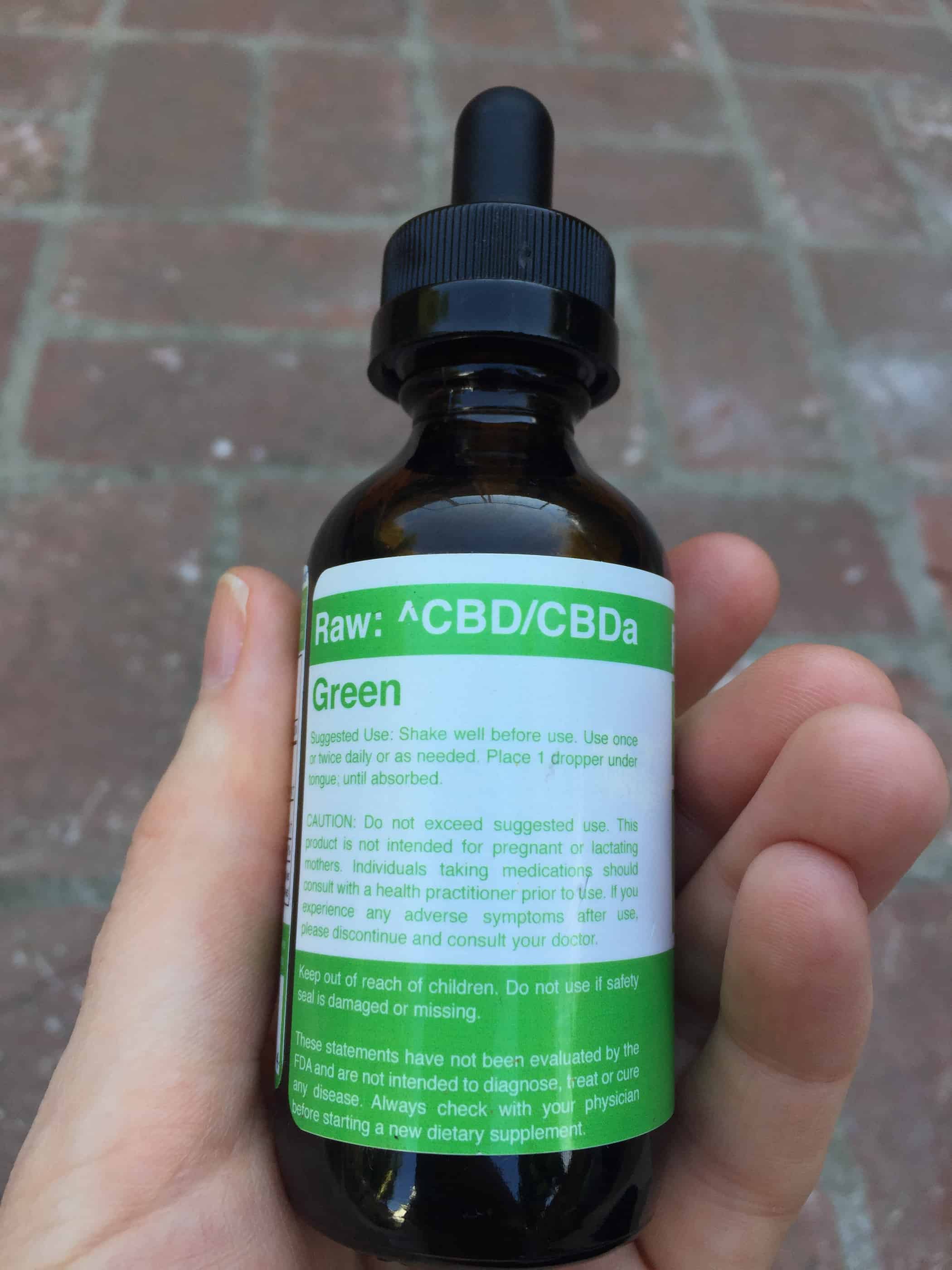 real scientific hemp oil green label cbd cbda hemp oil tincture 500 mg save on cannabis testing process