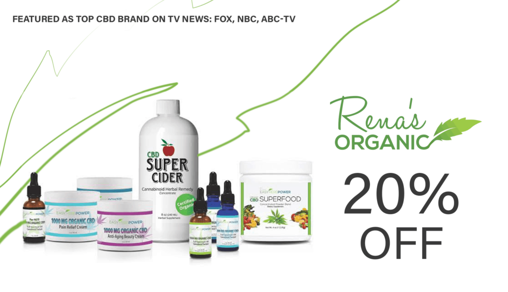 20% Off All Items Rena'S Organic Coupon Code, New Users! 4 Renas Organic 20 Percent Off Coupon - Save On Cannabis