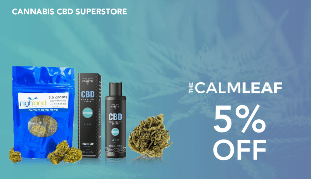 Get The Calm Leaf Coupon Codes Here! CBD Superstore.