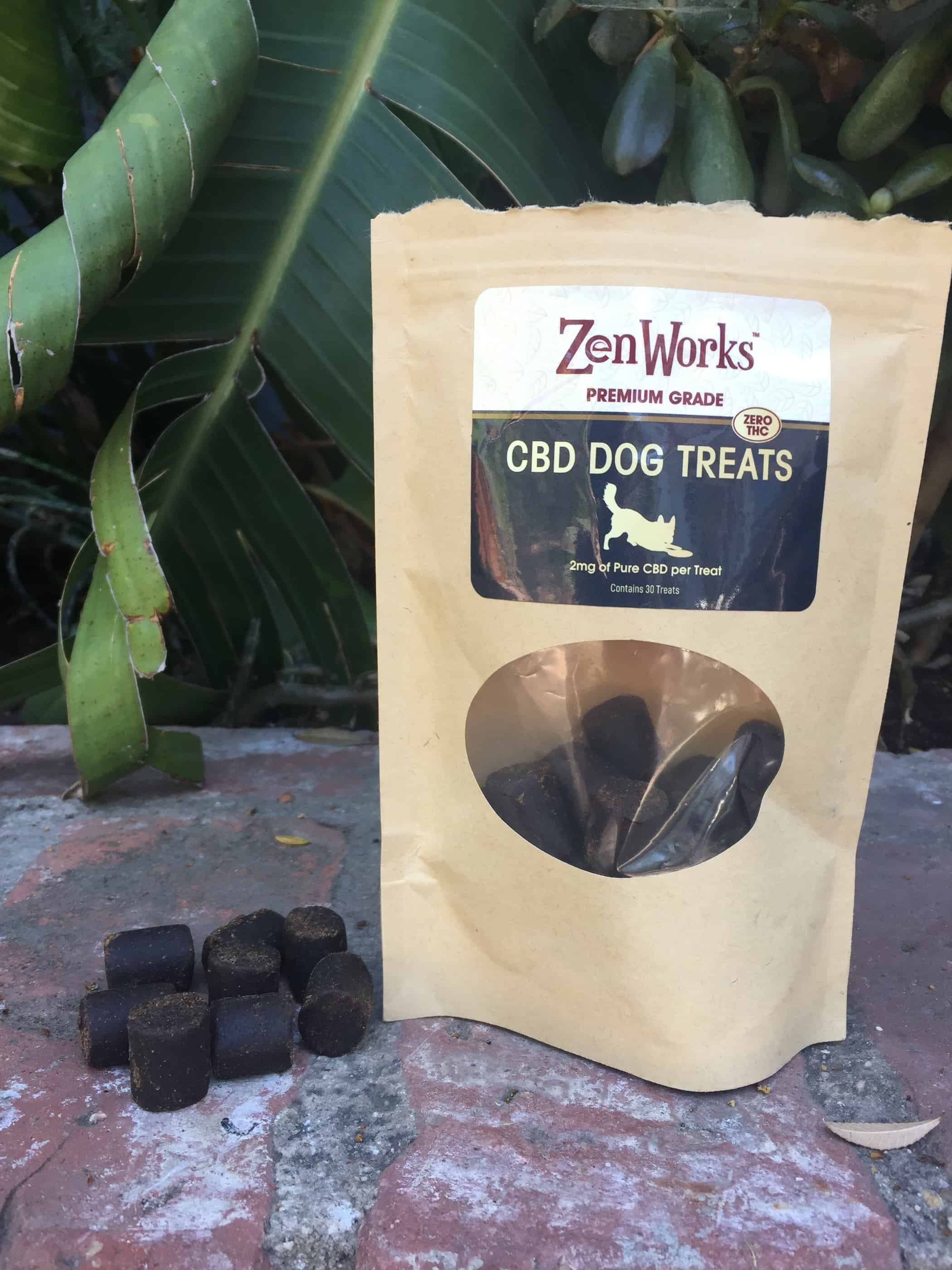 ZenWorks CBD dog treats review save on cannabis beauty shot