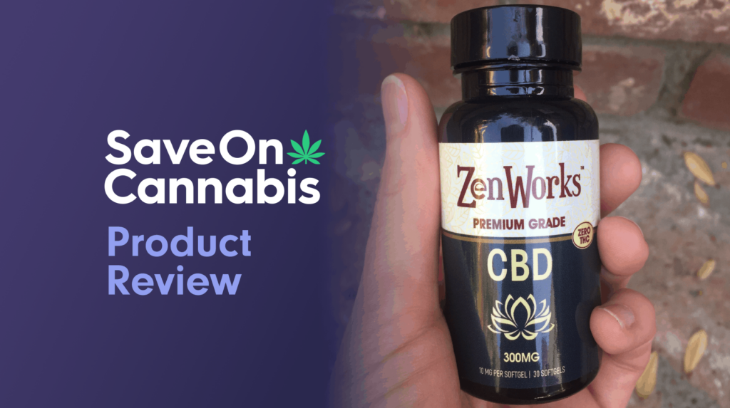 Cbd Review: Zenworks Cbd Softgel 300Mg Capsules 3 Zenworks Cbd Softgel Capsules Save On Cannabis Website