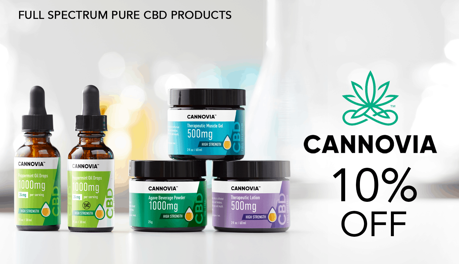 Cannovia CBD Coupon Code website