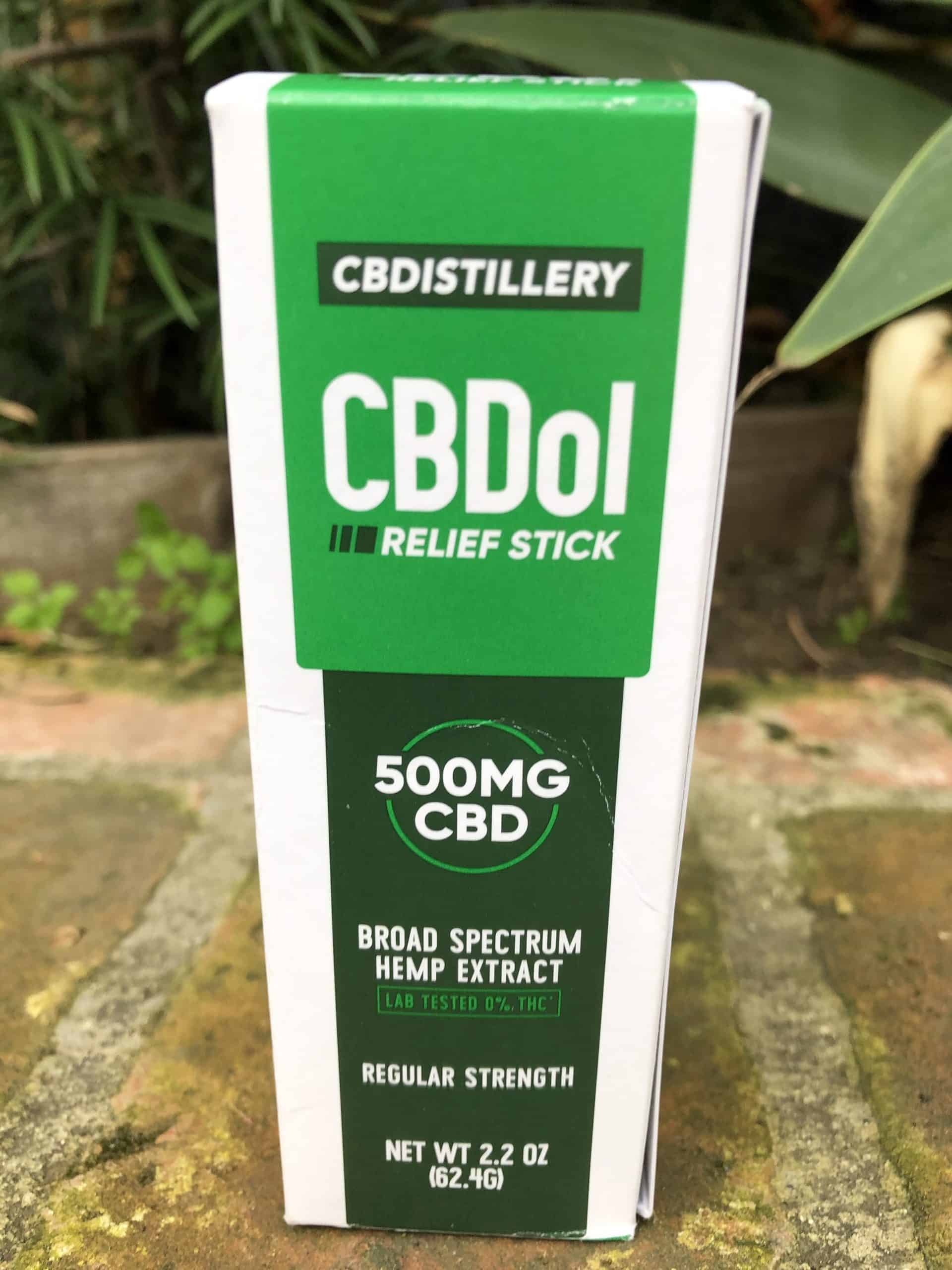 cbdistillery cbdol relief stick save on cannabis review