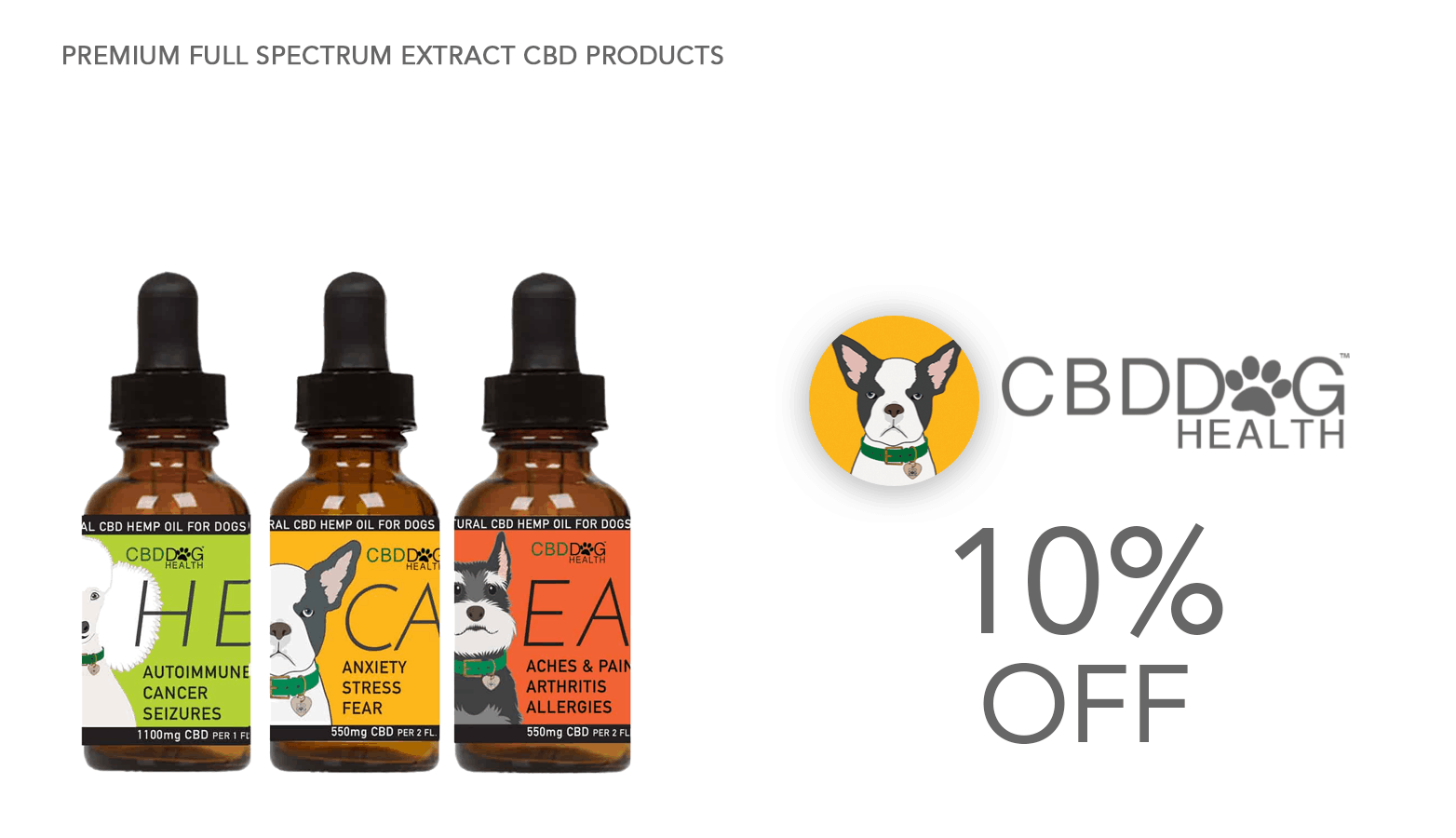CBD Dog Health Coupon Code Website