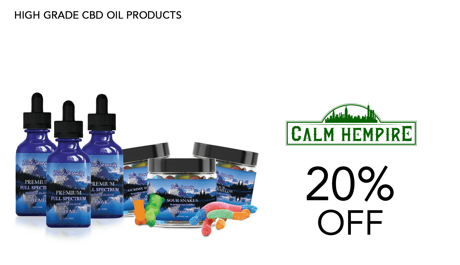 Calm Hempire CBD Coupon Code Website