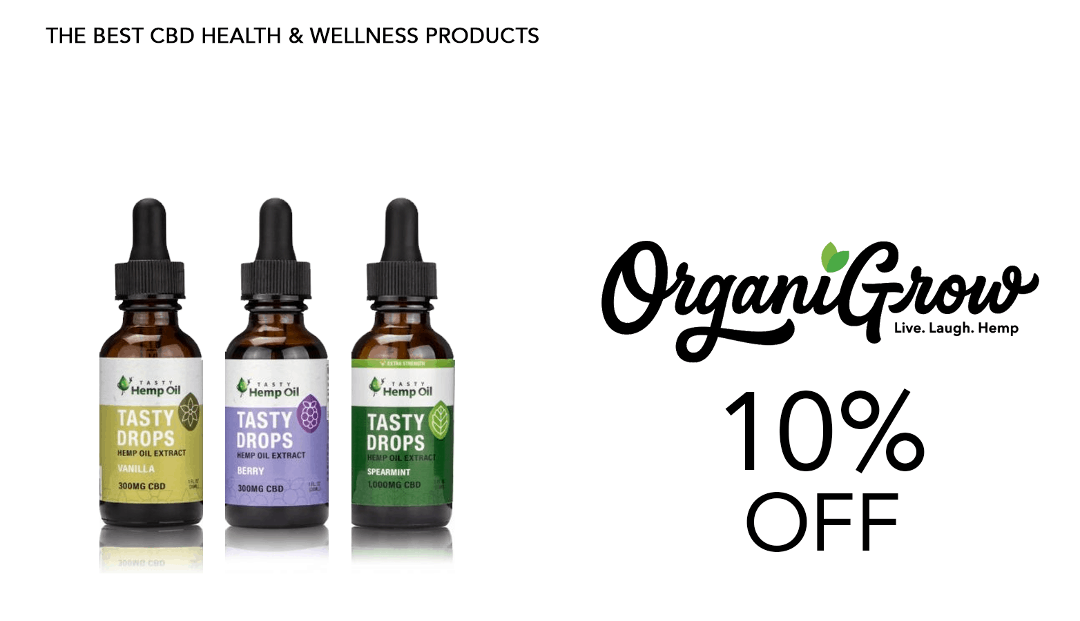OrganiGrow CBD Coupon Code Website