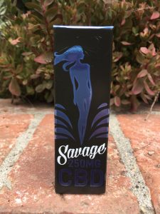 Savage CBD Driven Vape Juice package