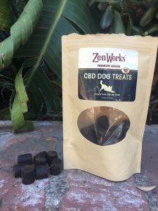 packet of ZenWorks CBD Dog Treats