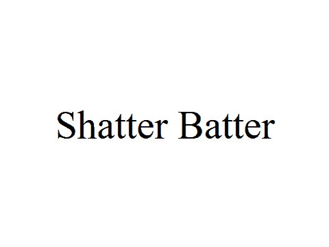 shatter batter instructions strong batch