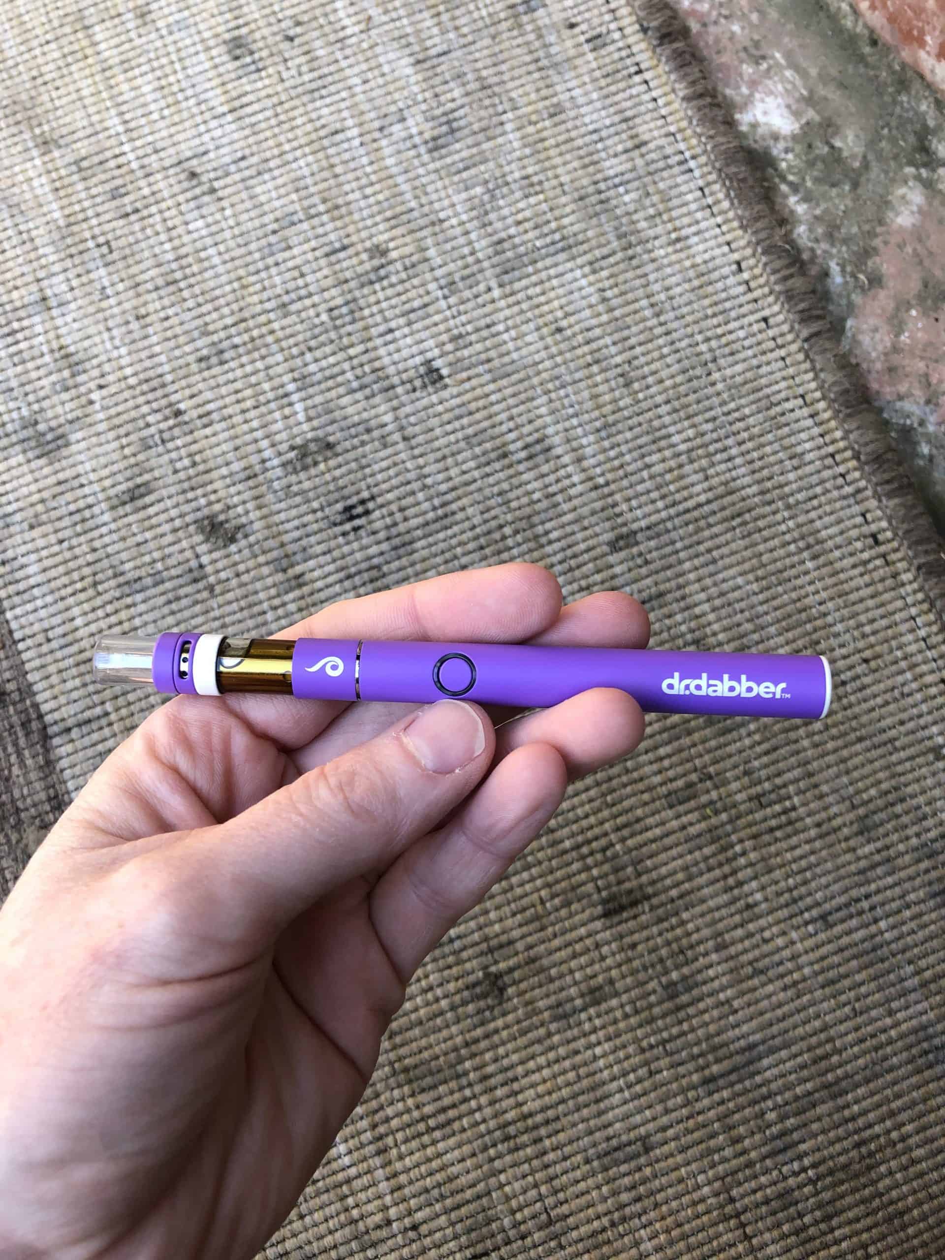 dr dabber cbd cartridge and battery robust blend review save on cannabis testing process