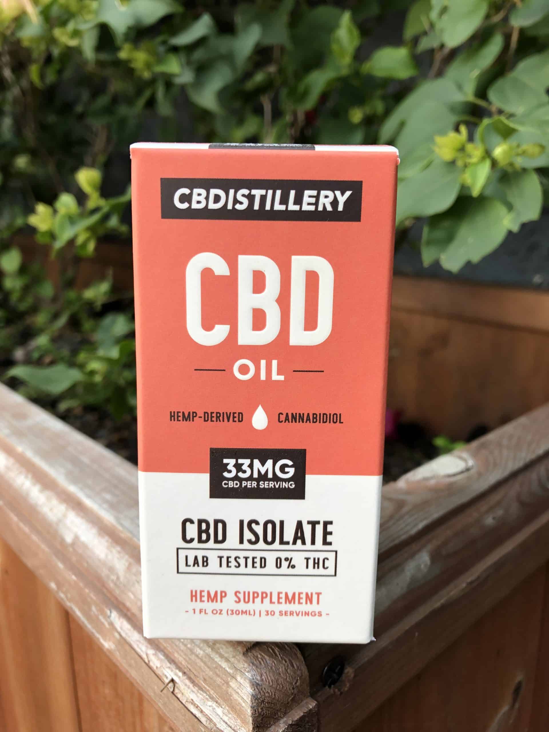 CBDISTILLERY THC-FREE PURE CBD OIL TINCTURE - 1,000 MG