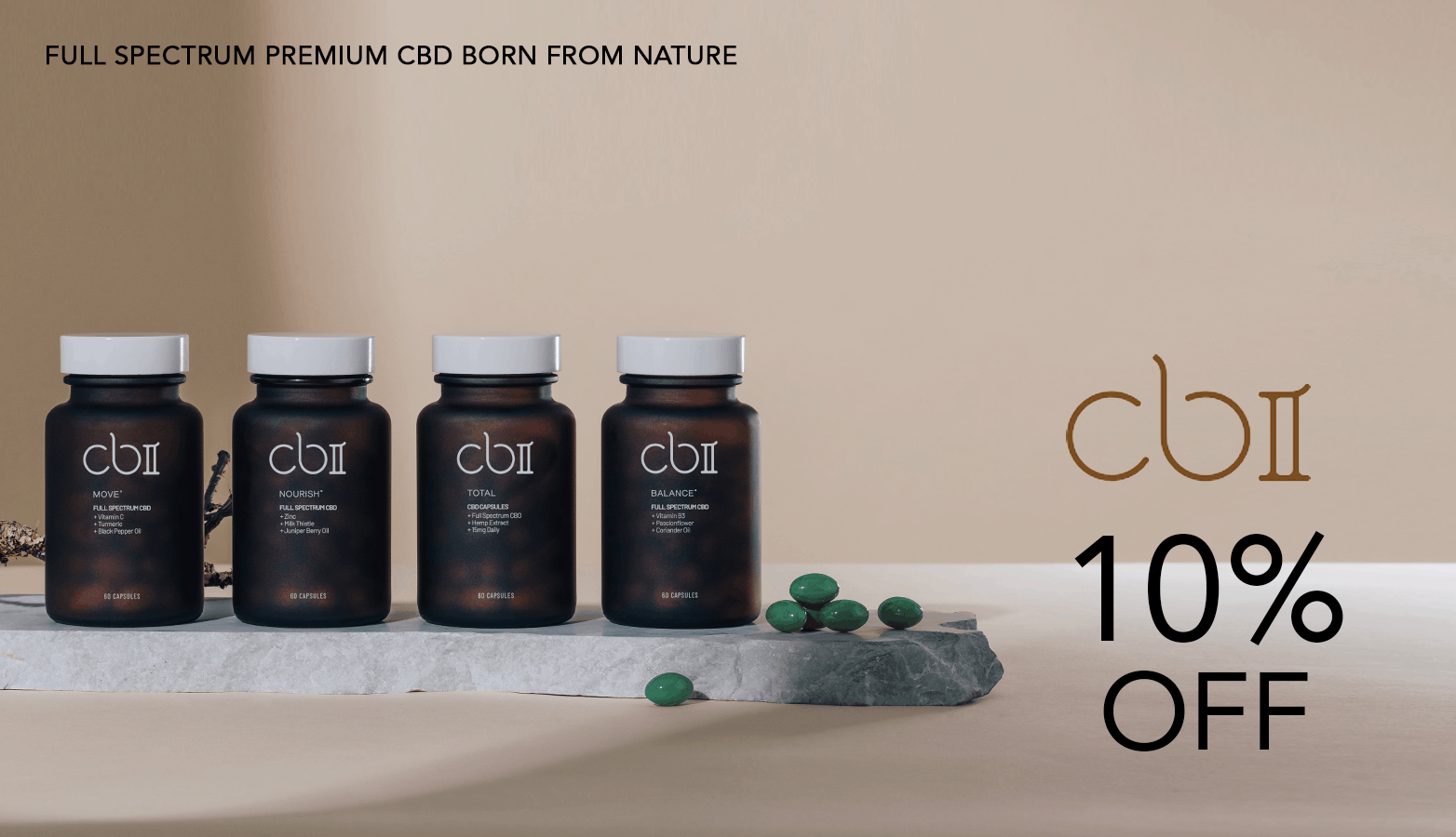 CBII CBD Coupon Code Offer Website
