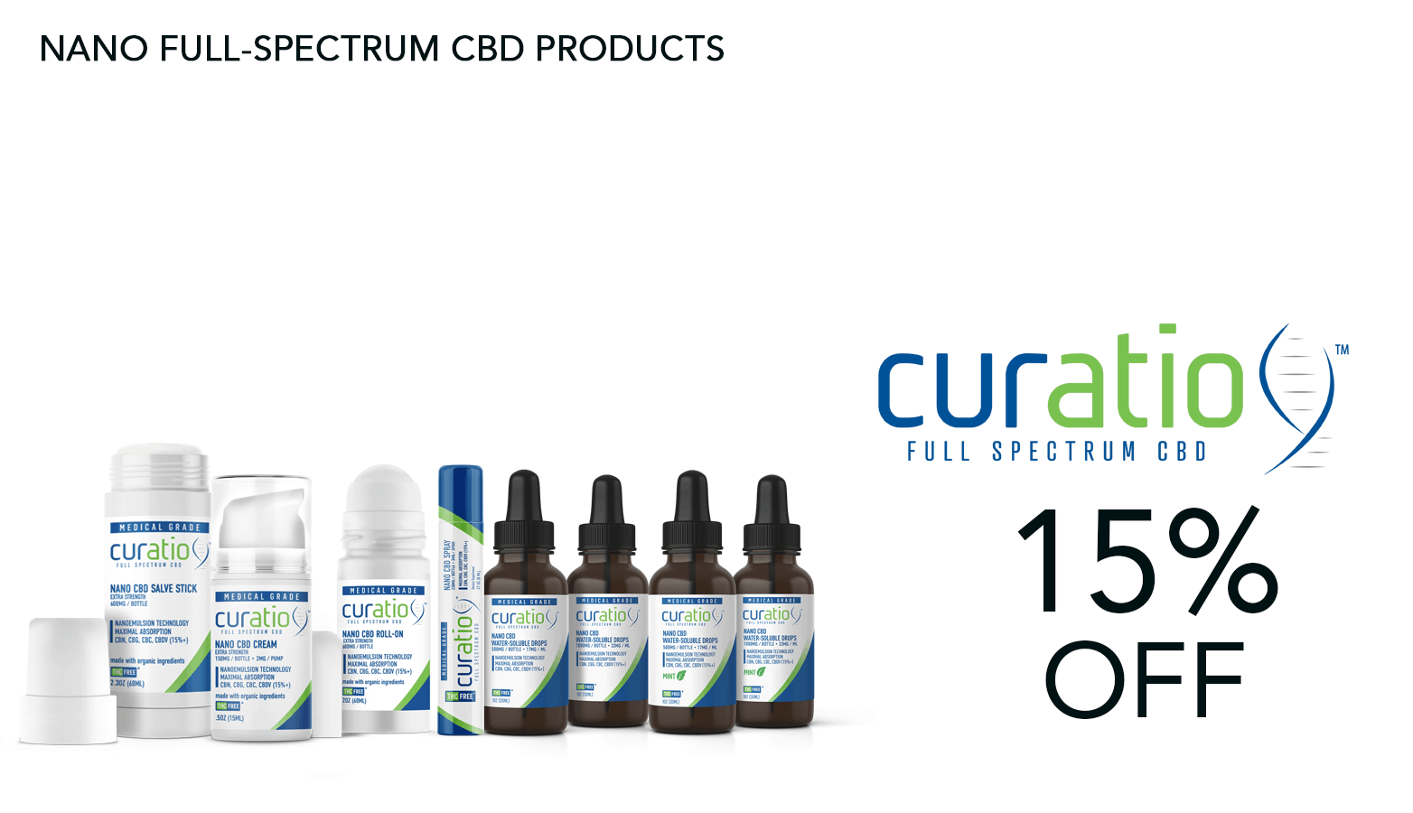 Curatio CBD Coupon Code 15 Percent Off Website