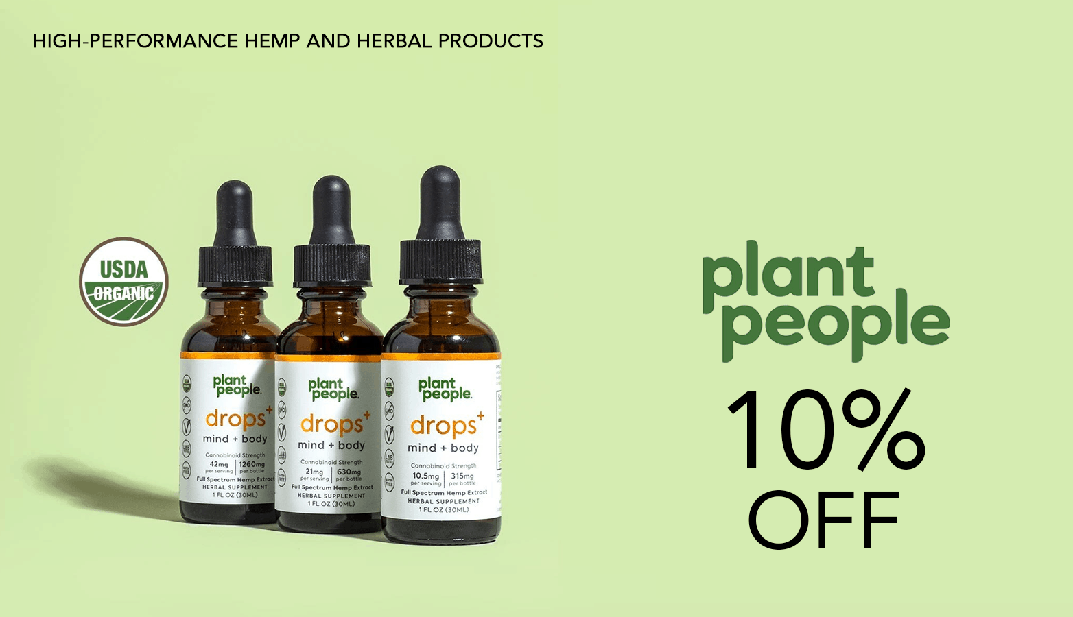 Plant People CBD Coupon Code Offer Website