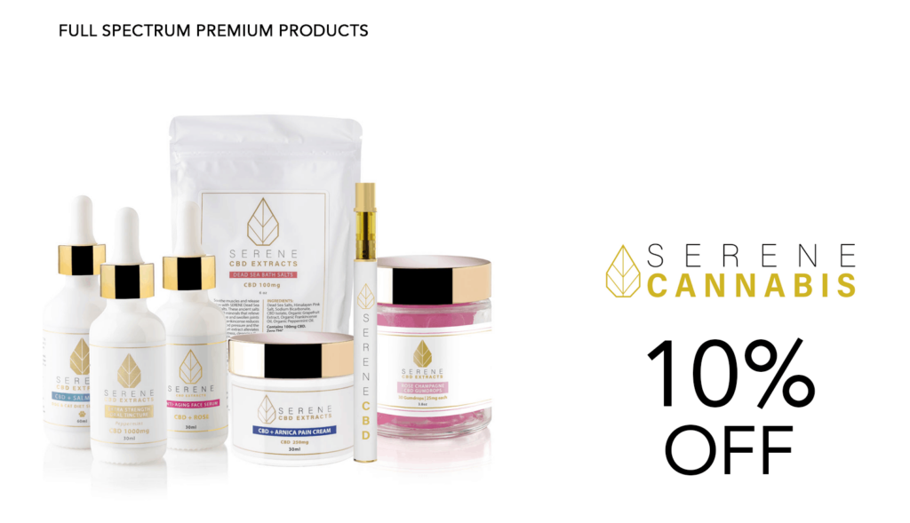 Serene Cannabis Cbd Coupon Code Discount Website