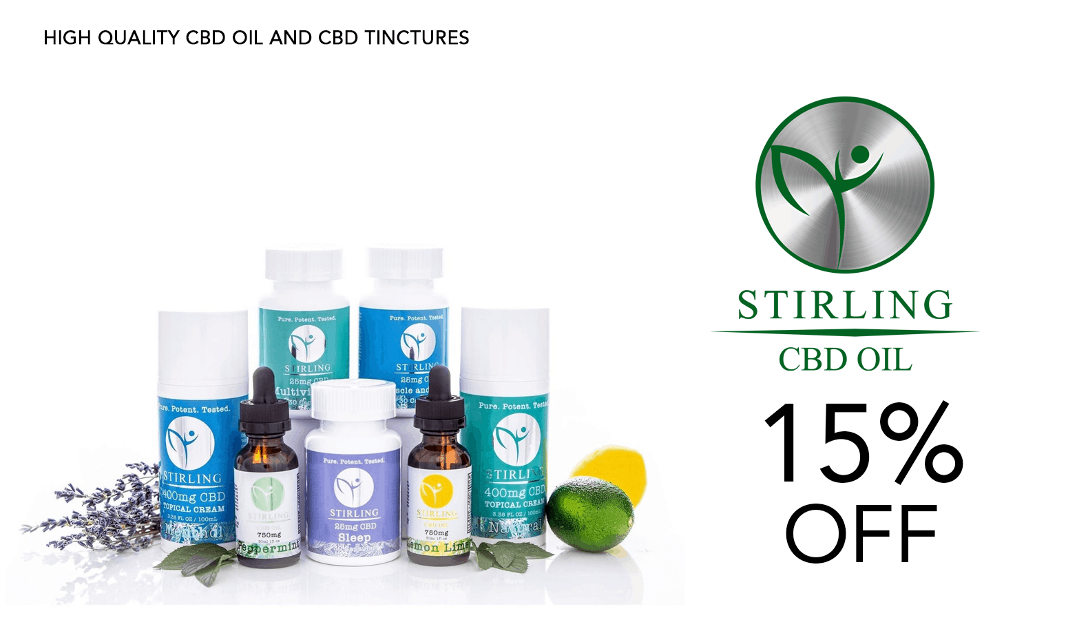 Stirling CBD Oil Coupon Code Discount Website